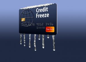 Credit card freeze